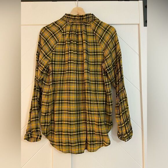 LOFT button up plaid pattern - Picture 2 of 3